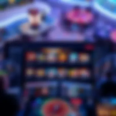 Exploring the Aviator Casino Interface A captivating aerial view of an online casino platform showcasing various game options.