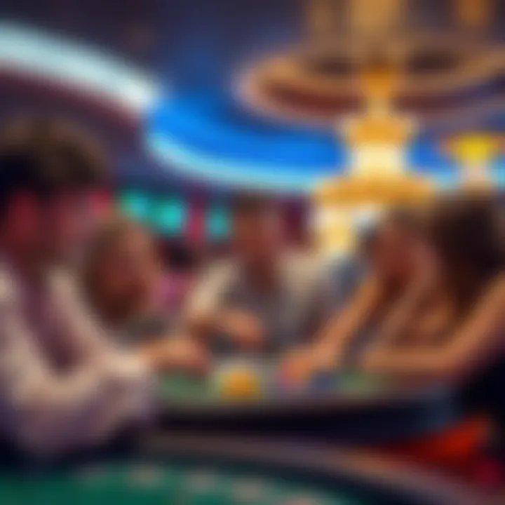 The Aviator Casino Player Community Experience A vibrant representation of the community engagement within the Aviator Casino experience.