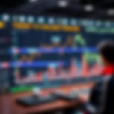 Visual representation of betting trends over time