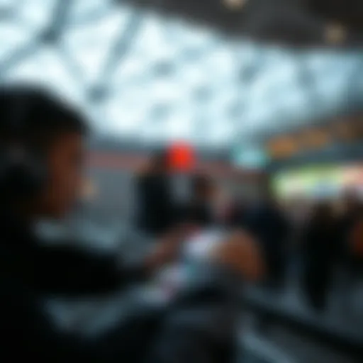 User engaging with a betting app interface