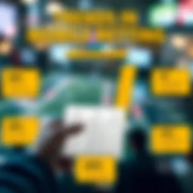 Infographic showcasing trends in mobile betting