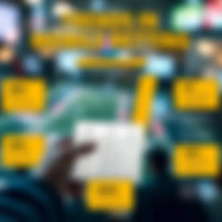 Infographic showcasing trends in mobile betting