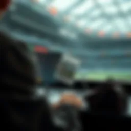 Illustration of a secure betting application interface