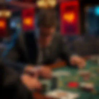 Psychological aspects of playing blackjack