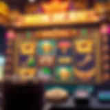 Visual representation of Book of Ra Deluxe gameplay mechanics