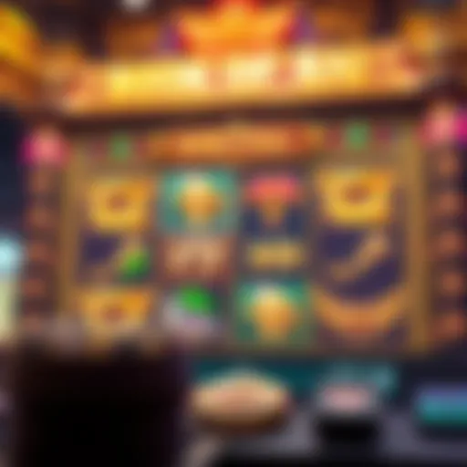 Visual representation of Book of Ra Deluxe gameplay mechanics