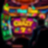 Exploring the Crazy Time Game Interface A captivating depiction of the Crazy Time game interface showcasing vibrant colors and engaging elements.