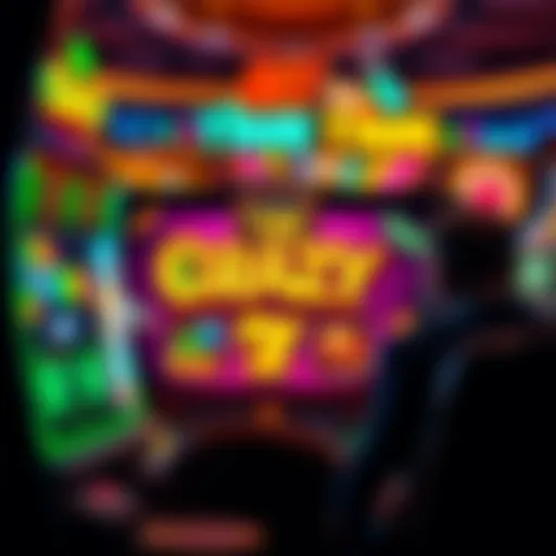 Exploring the Crazy Time Game Interface A captivating depiction of the Crazy Time game interface showcasing vibrant colors and engaging elements.