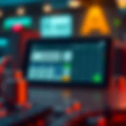 Visual representation of a dividend calculator interface