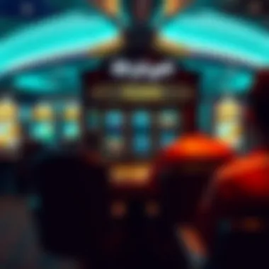 User interface showcasing immersive gaming experience