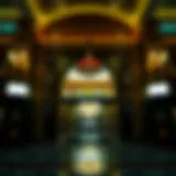 Entrance of a luxurious casino in the Philippines