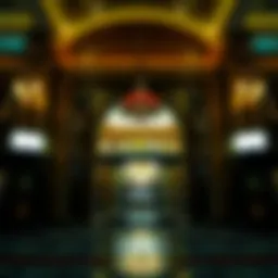 Entrance of a luxurious casino in the Philippines