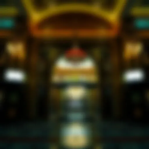 Entrance of a luxurious casino in the Philippines