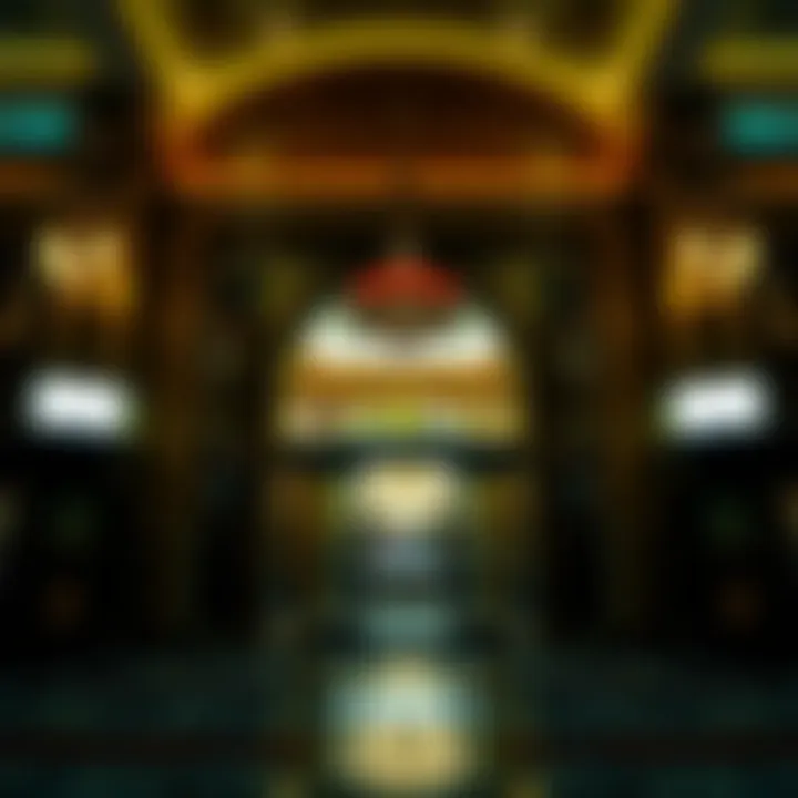 Entrance of a luxurious casino in the Philippines