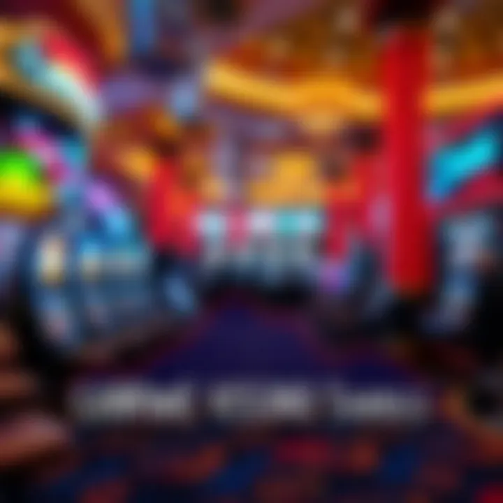 Statistics and charts illustrating casino revenue and visitor trends