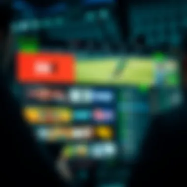 Live betting platform interface showcasing various sports