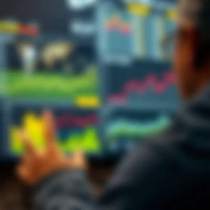 Analyzing Golf Betting Trends Graphs and statistics depicting golf betting trends