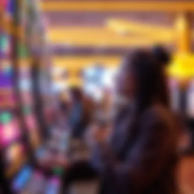 Engaging User Experience in Online Slots User enjoying an interactive slot gaming experience