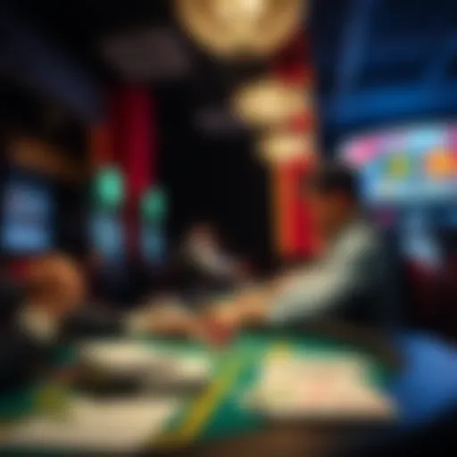 Illustration of the evolution of gambling culture in Korea