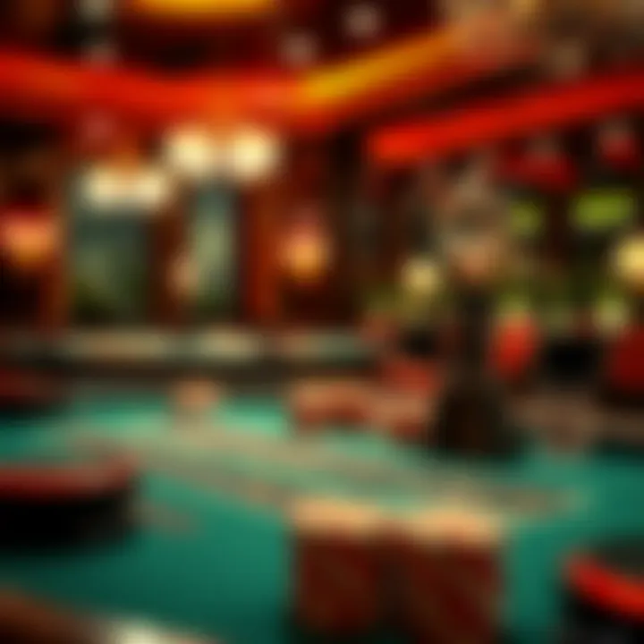 Exciting Live Baccarat Table Setting Exciting live baccarat table setting