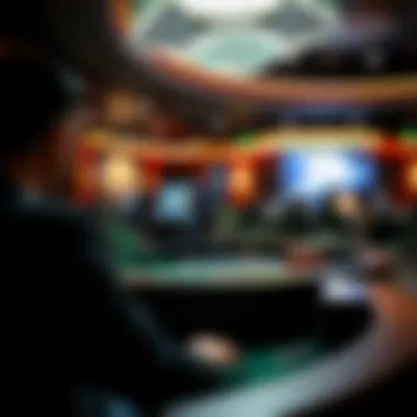 Immersive live casino experience with a dealer