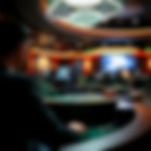 Immersive live casino experience with a dealer