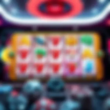 Dynamic mobile slot interface showcasing variety