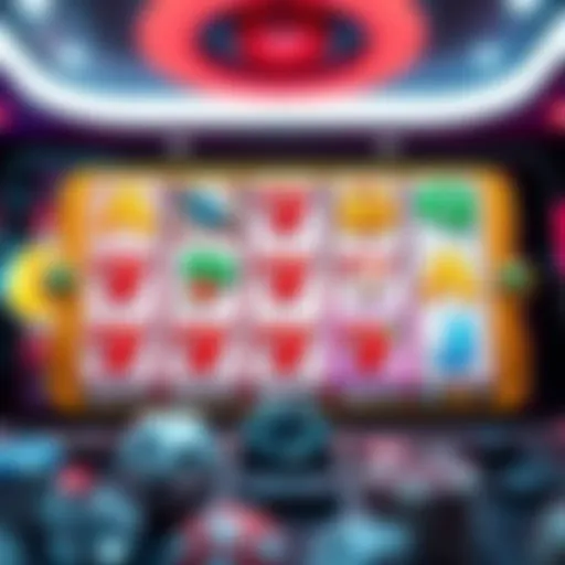 Dynamic mobile slot interface showcasing variety