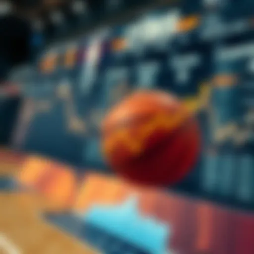 Dynamic basketball statistics visualization