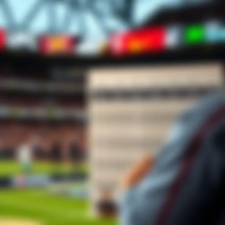 Comparison chart of popular sports betting platforms