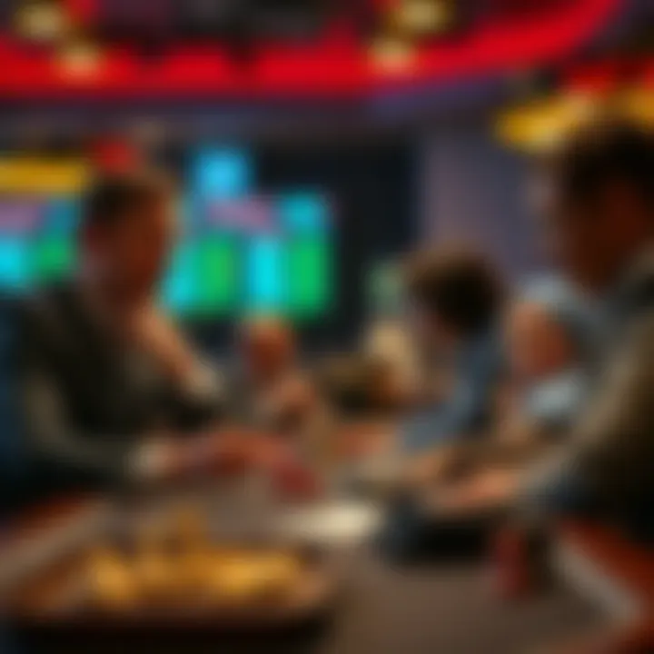 A strategic game session depicting thoughtful decision-making