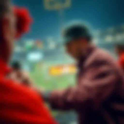 A digital representation of various betting strategies in action.