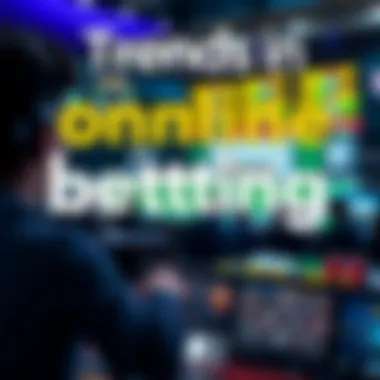 Infographic illustrating trends in online betting