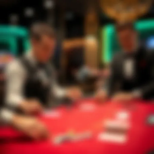 Engaging Live Blackjack Gameplay Gameplay of live blackjack with a professional dealer.