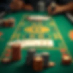 Conceptual representation of online blackjack strategy