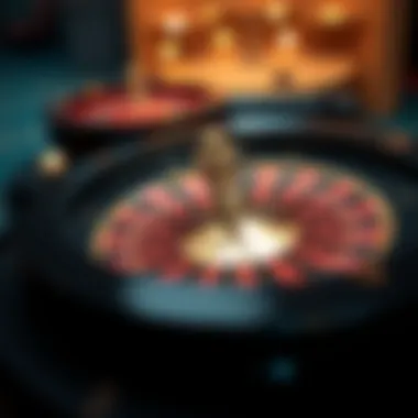 Visual representation of roulette wheel