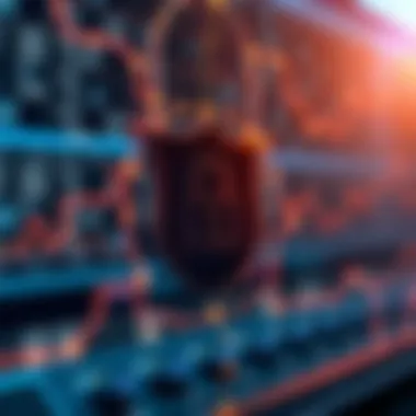A secure digital transaction symbolizing online safety