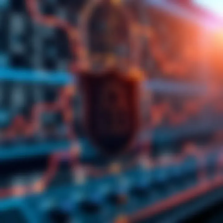 A secure digital transaction symbolizing online safety