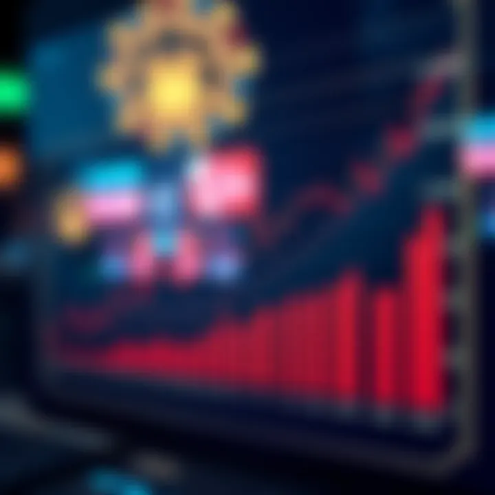 Graph depicting the latest trends in online gambling statistics