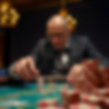 Conceptual image representing risk management strategies in gambling