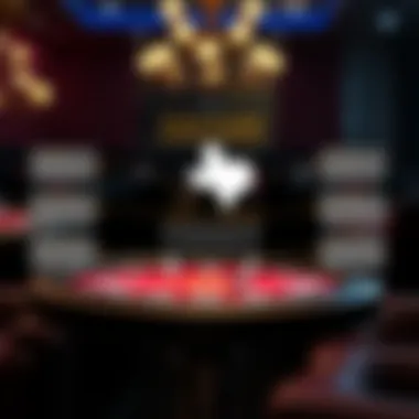 An infographic illustrating the basic rules of Texas Hold'em