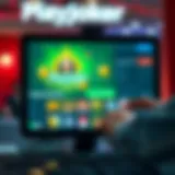 Showcasing Playjoker platform interface