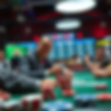 An illustration showcasing various poker betting trends