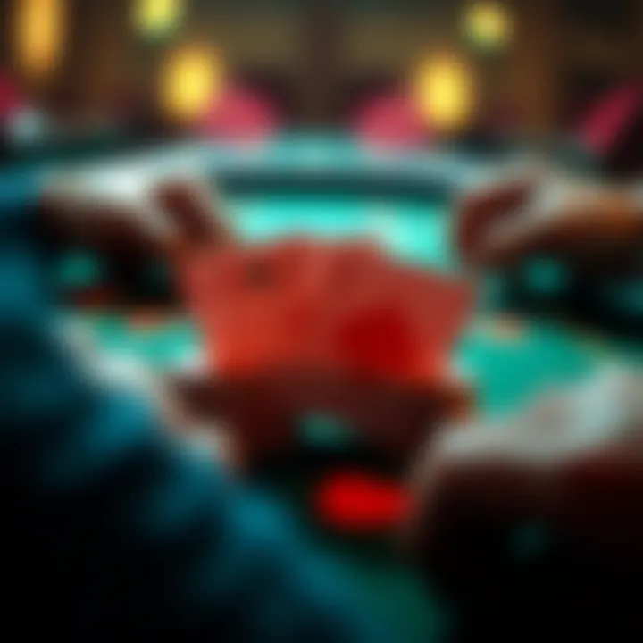 A visual representation of various poker combinations