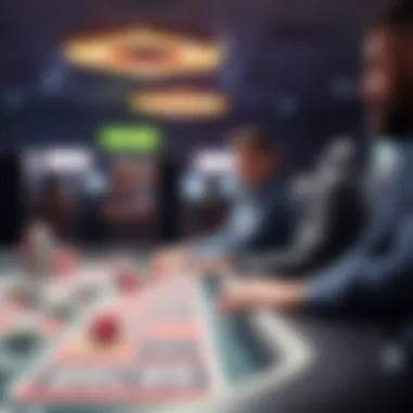 A visual representation of risk management techniques in gaming environments.