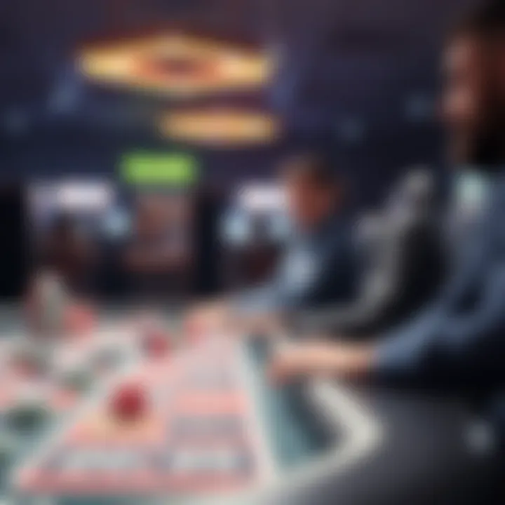 A visual representation of risk management techniques in gaming environments.