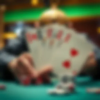 Understanding the Royal Flush Visual representation of a royal flush in poker