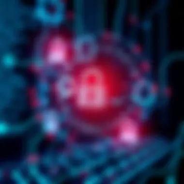 An abstract representation of digital security