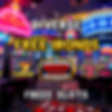 A graphic showcasing different types of bonus rounds available in free slot machines