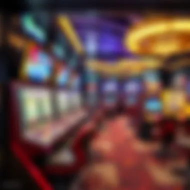 Innovative Gaming Technology in New Casinos Interior design showcasing modern gaming technology